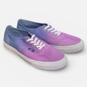 Vans Off The Wall Purple Blue Ombré Sneakers Shoes Women's 8.5 Men’s 7 Authentic